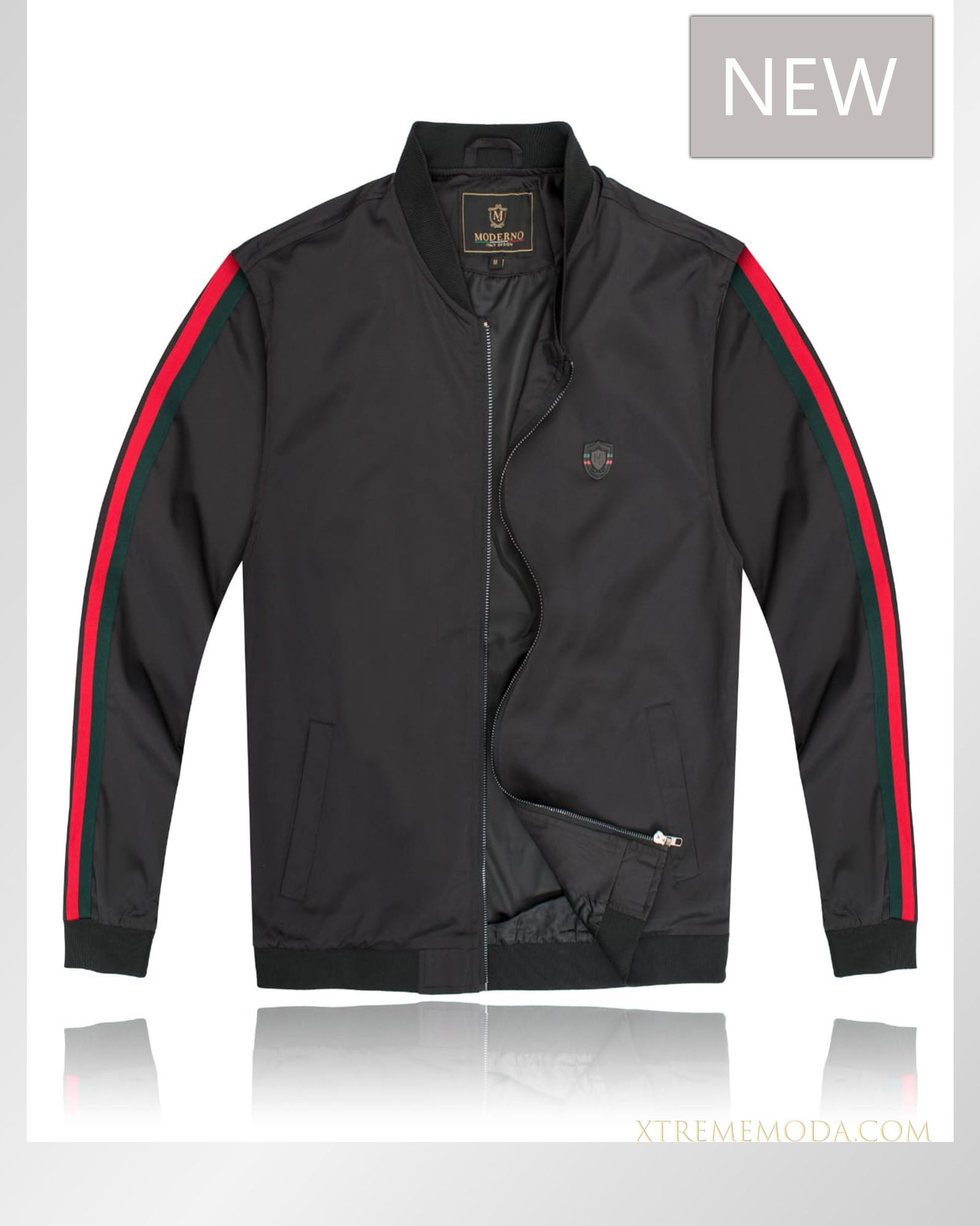 Slim fit Lightweight Bomber jacket Black MJT4000