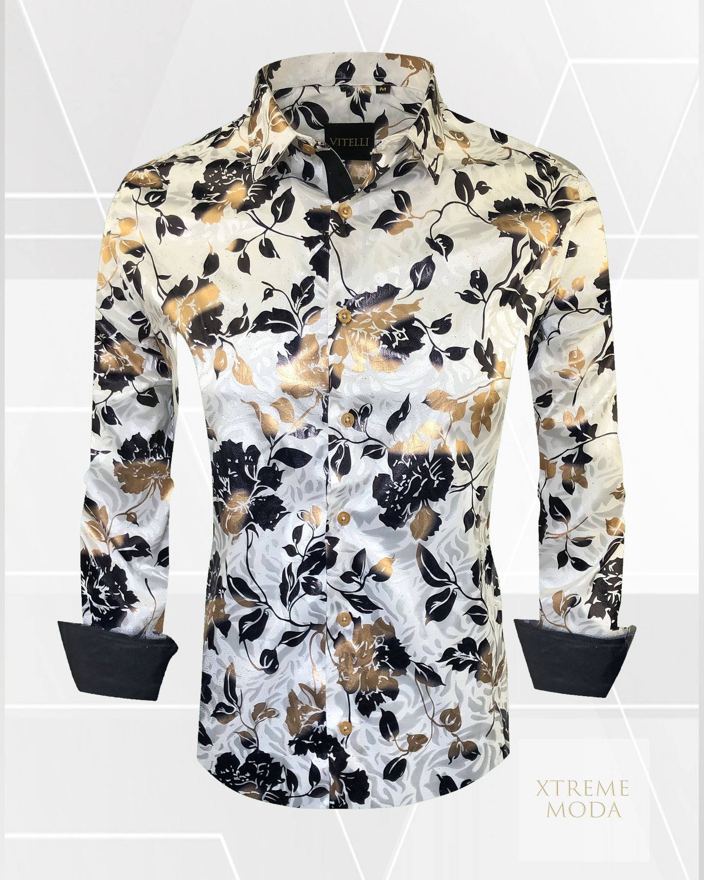 Vitelli modern fit fashion shirt white