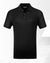 multi 8 pattern polo shirt black