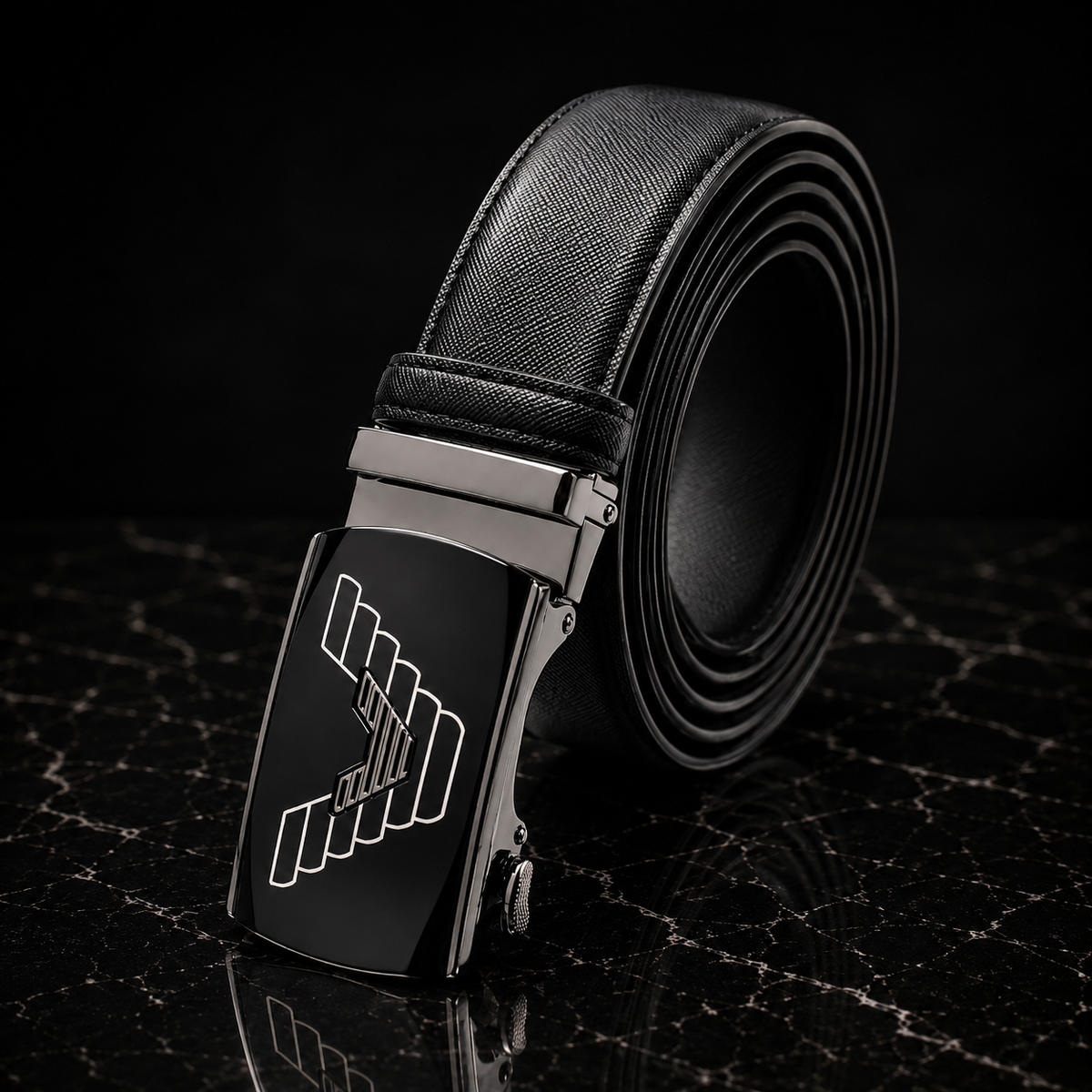 El aguila leather men’s belt
