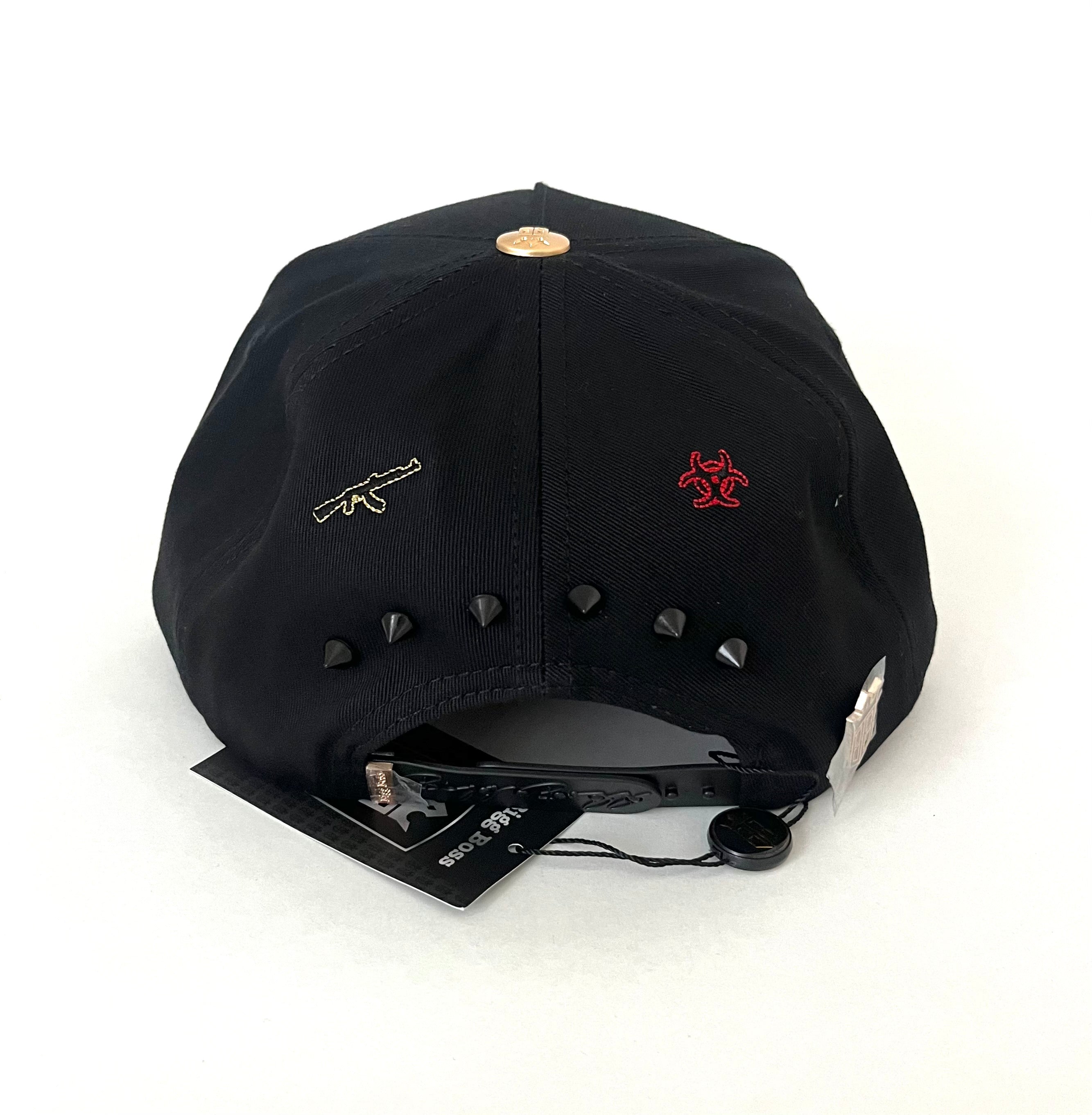 SKULL ROSE GOLD HAT