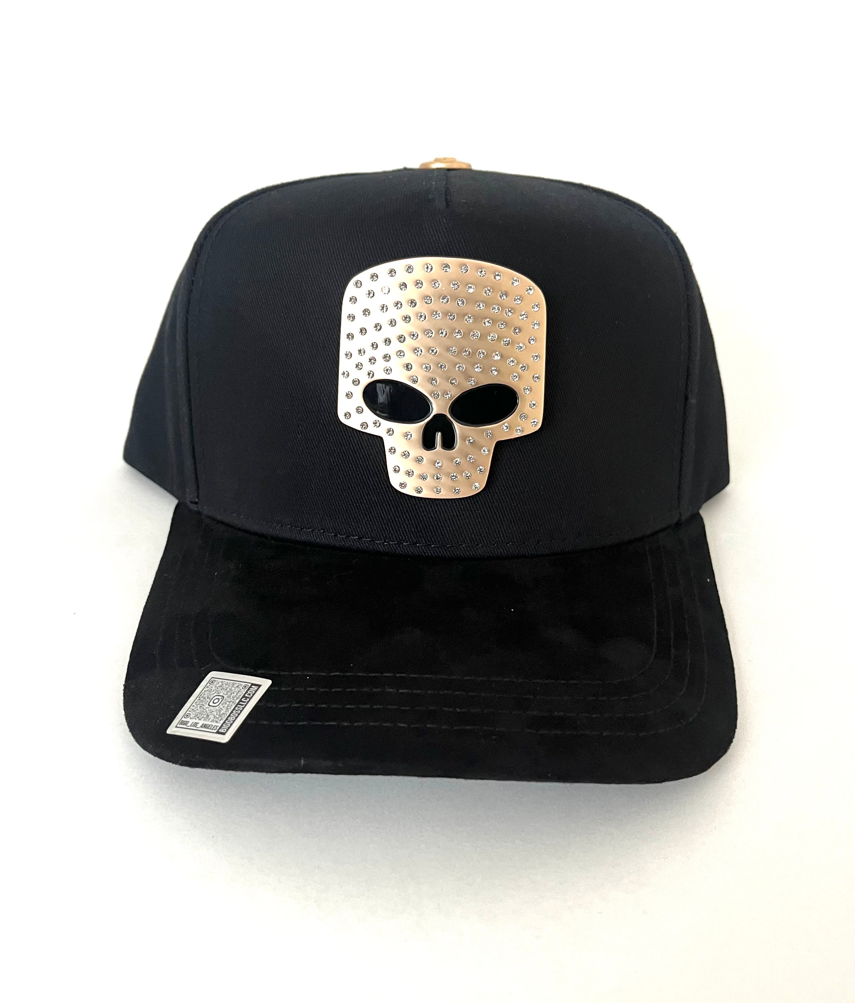 SKULL ROSE GOLD HAT