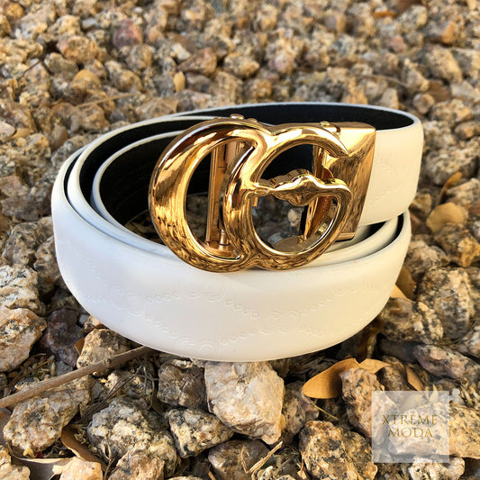 Snake buckle design automatic fashion belt