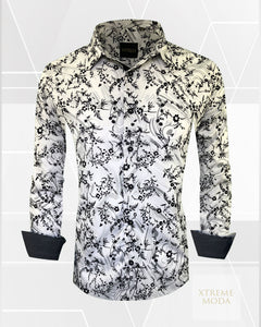 Vitelli regular fit fashion shirt wht