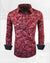 Vitelli regular fit fashion shirt Burgundy