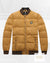 Greek design puffer jacket gold