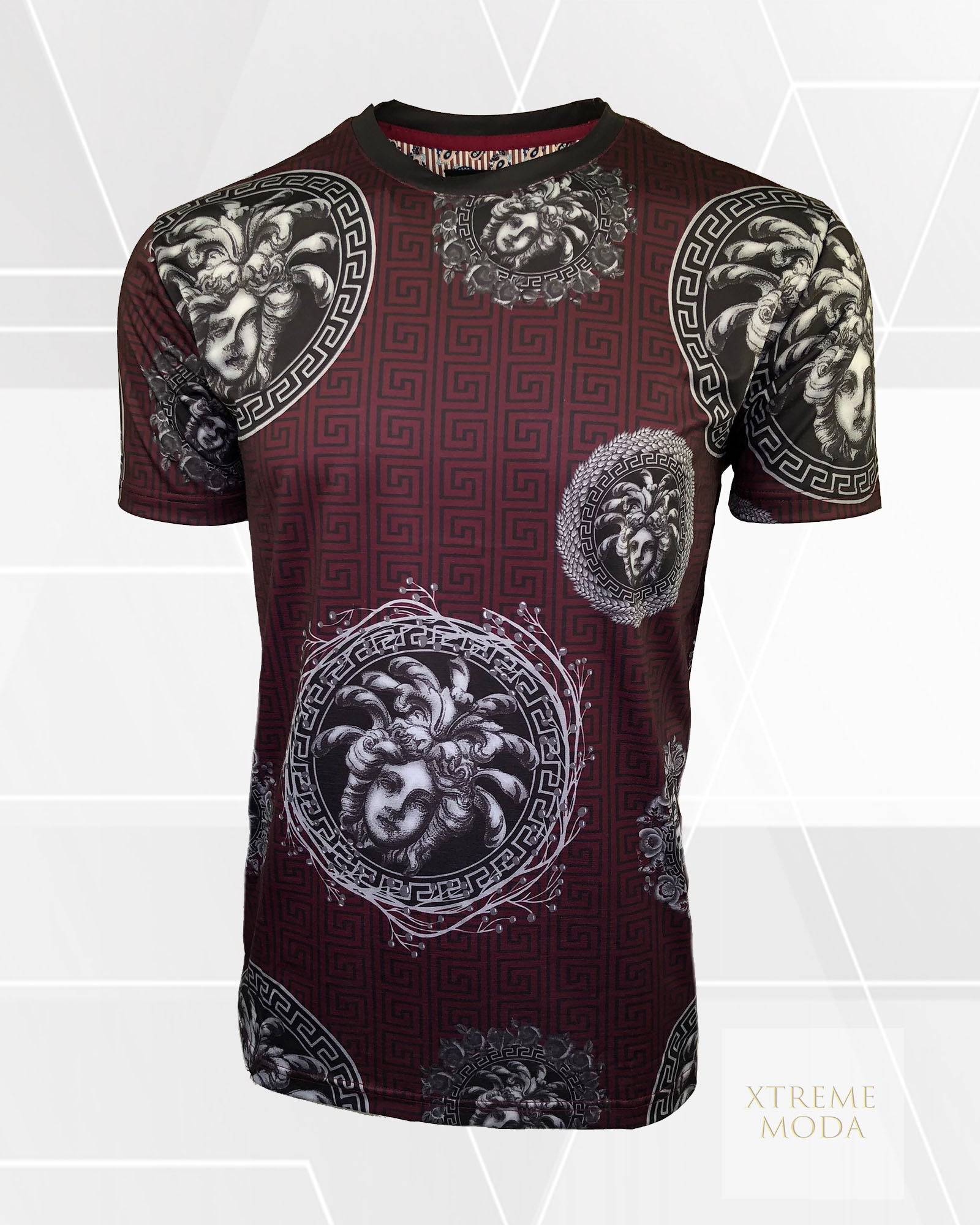 Fashion medusa pattern t shirt