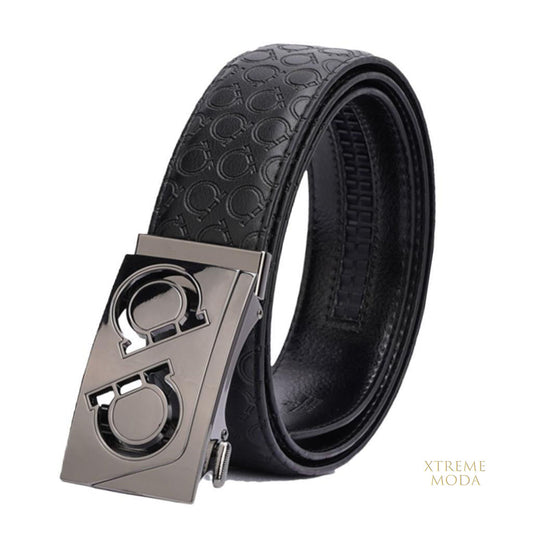 Italy design automatic belt Blk