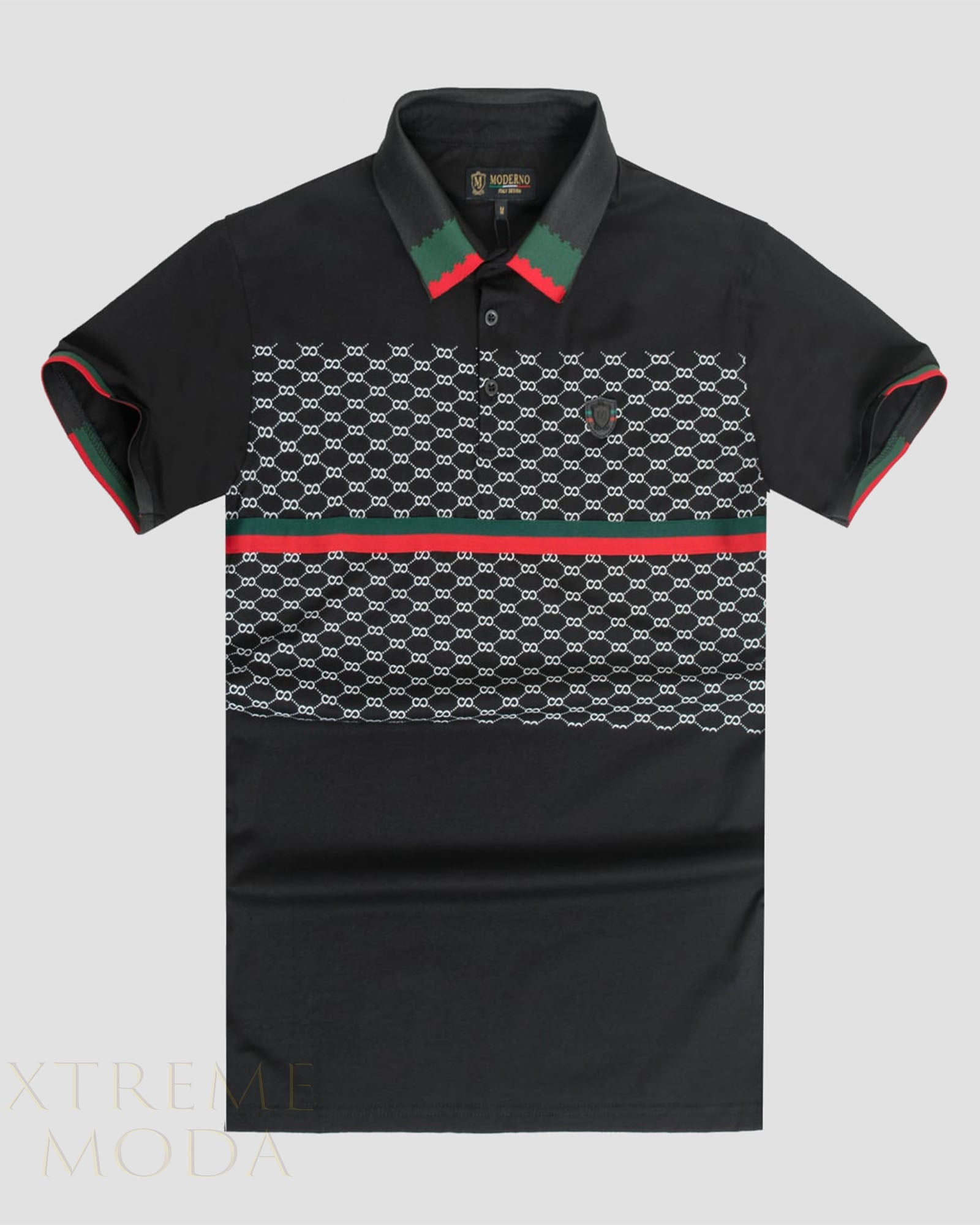 Slim fit  polo shirt  PCC-011 Black