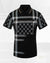 Fashion stripes polo shirt Black