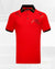 Fashion medusa logo polo shirt red