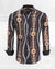 Regular fit baroque print shirt Black
