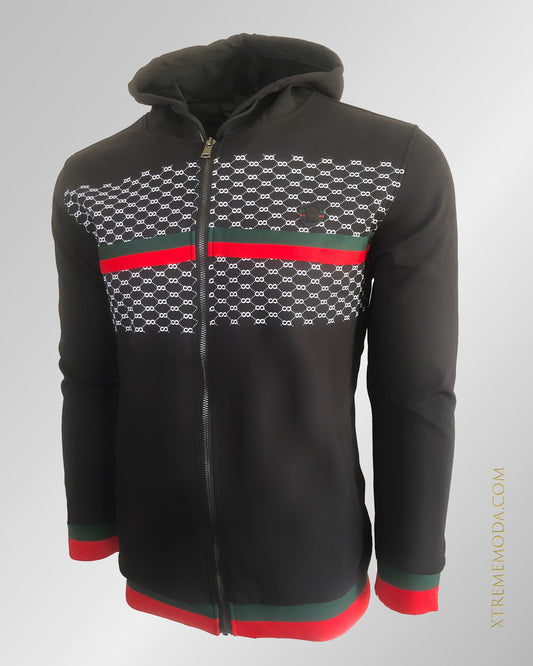 Regular fit Sweatshirt print design Black