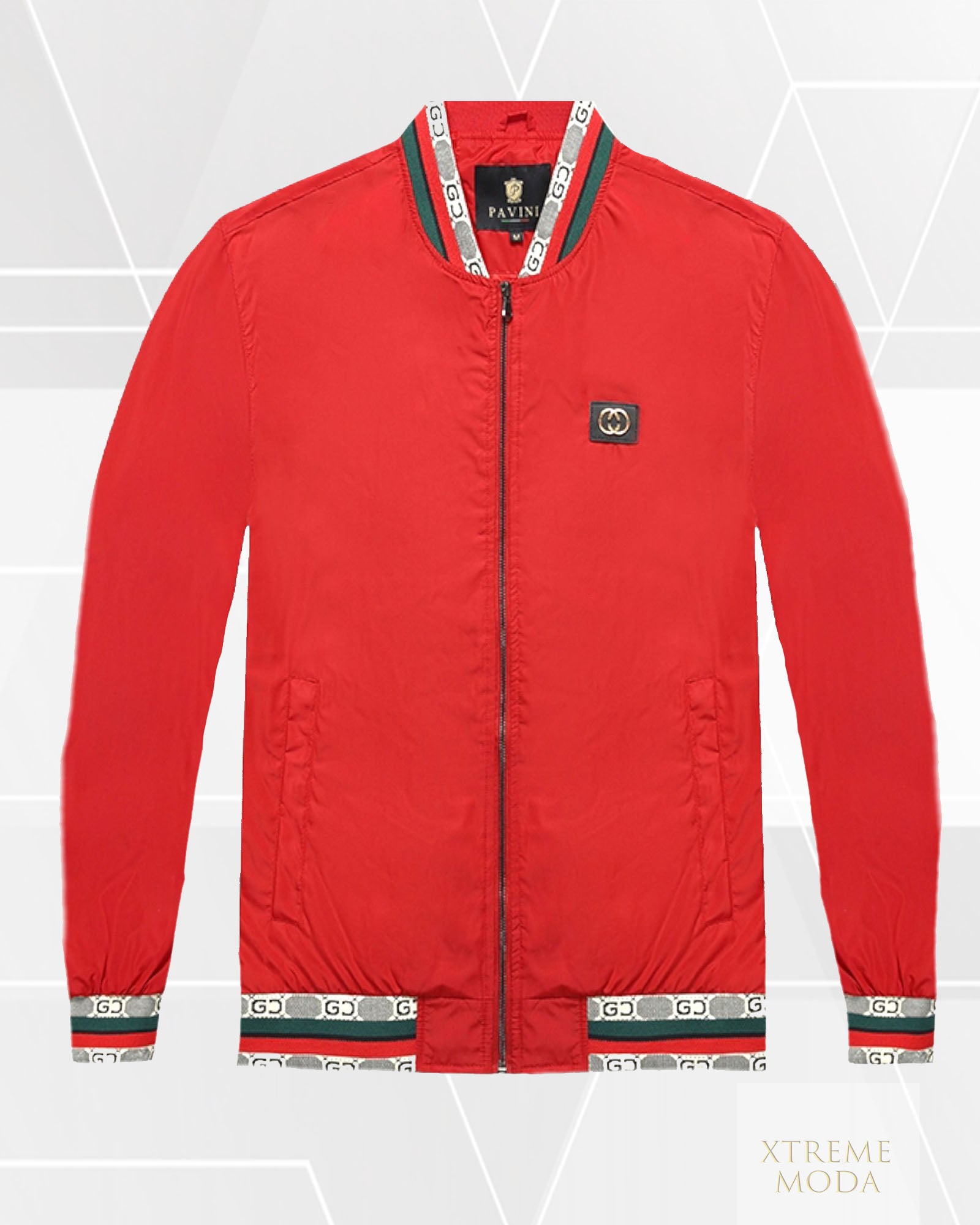 Fashion GC pattern jacket red