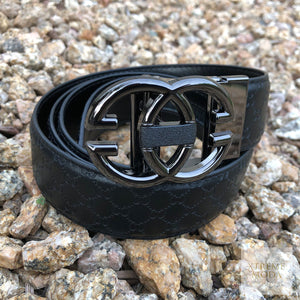 CC logo buckle automatic fashion belt