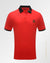 CC chest logo fashion polo shirt Red