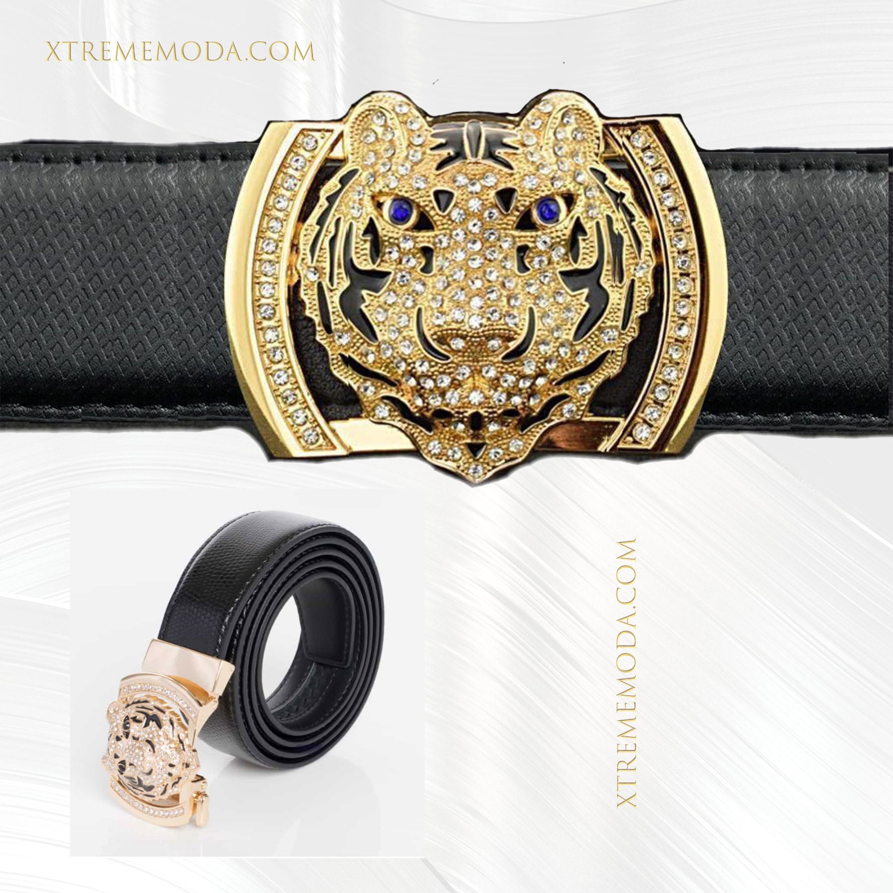 Stones tiger fashion automatic belt