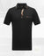 Shiny detail polo shirt Black