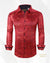Regular fit fashion print shirt Red