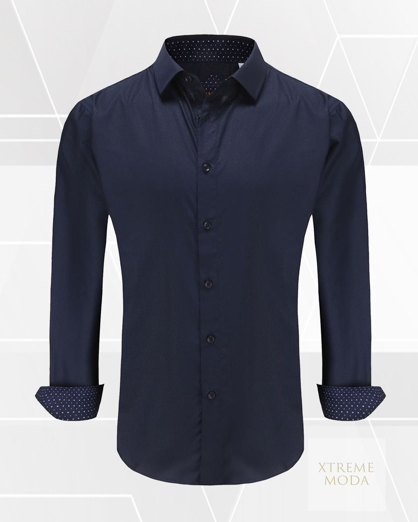 Regular fit silky touch shirt Navy