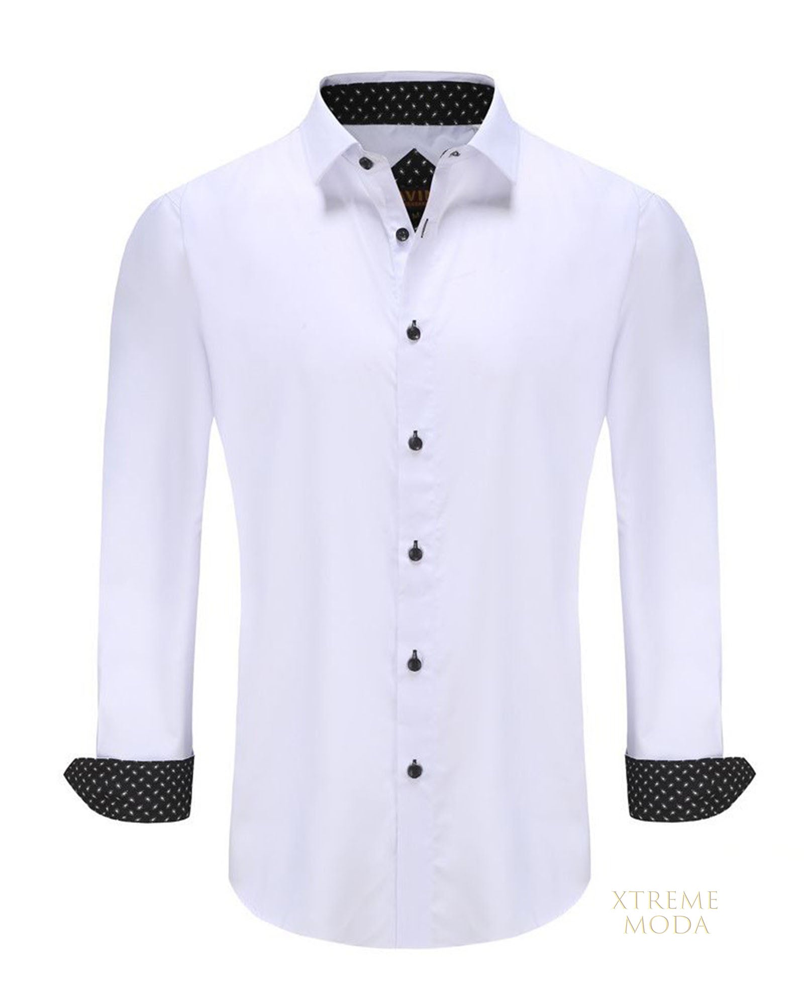 Regular fit silky touch shirt White
