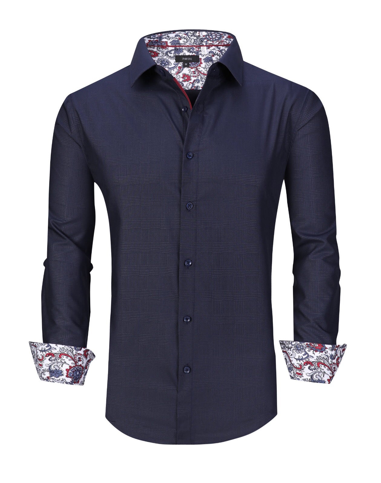 Pavini  fashion shirt LS019-027 navy